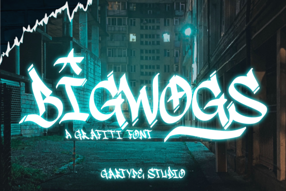 Bigwogs: A Fresh Take on Graffiti Typography for Modern Creators