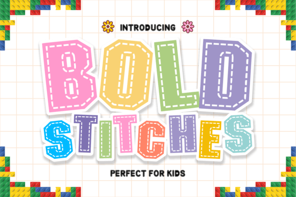 Bold Stitches: A Display Font with Handmade Charm
