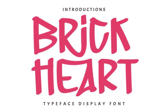 Brick Heart: The Cozy, Hand-Lettered Font for Authentic Storytelling
