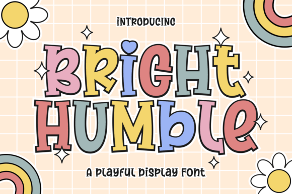 Bright Humble Font: A Playful Retro Typeface for Joyful Designs