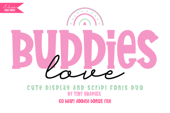 Buddies Love Duo: A Playful Pair for Heartfelt Designs