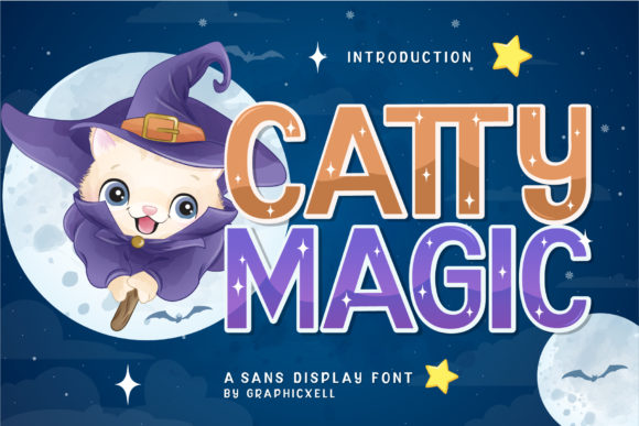 Catty Magic: The Friendly Display Font with a Playful Edge