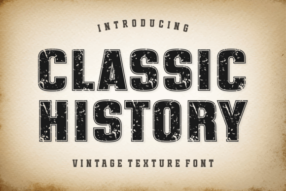Classic History: A Vintage Typeface for Modern Branding