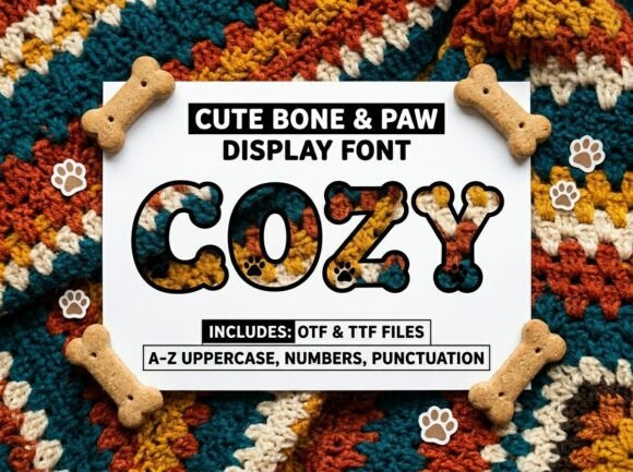 Cozy: The All-Caps Display Font for Bold Branding