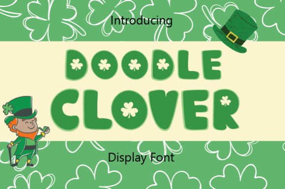 Doodle Clover: A Playful Font for Cheerful Designs