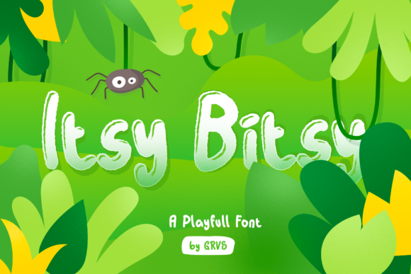 Itsy Bitsy: A Font That Brings Bubbly Energy to Creative Projects