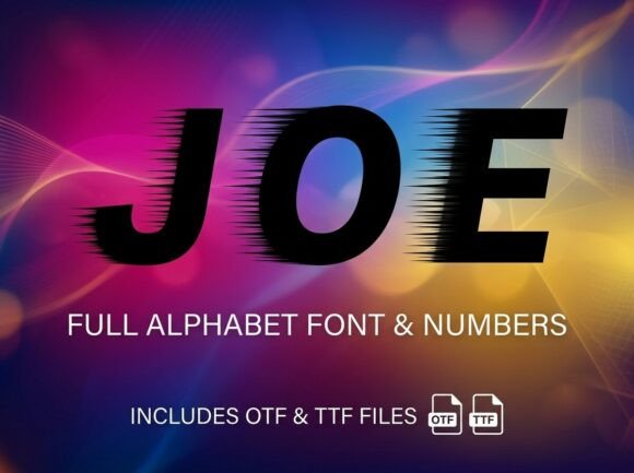 Joe: A Typeface Built for Speed and Impact