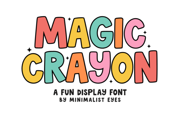 Magic Crayon: The Bubbly Font for Joyful, Handcrafted Designs