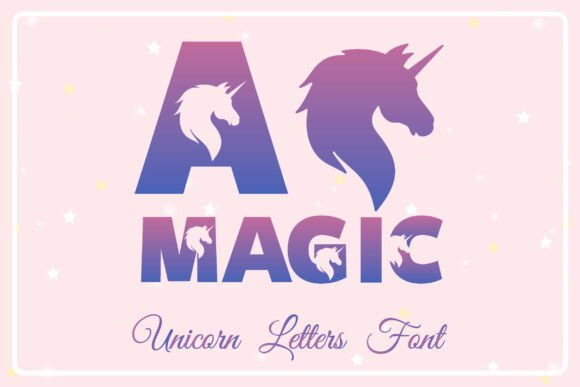 Magic Font: Unicorns Hidden in Plain Sight