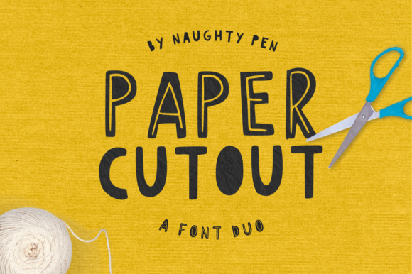 Paper Cutout: A Font with a Bold, Playful Personality
