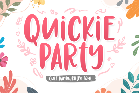 Quickie Party: The Whimsical Font That Brings Joy to Every Design