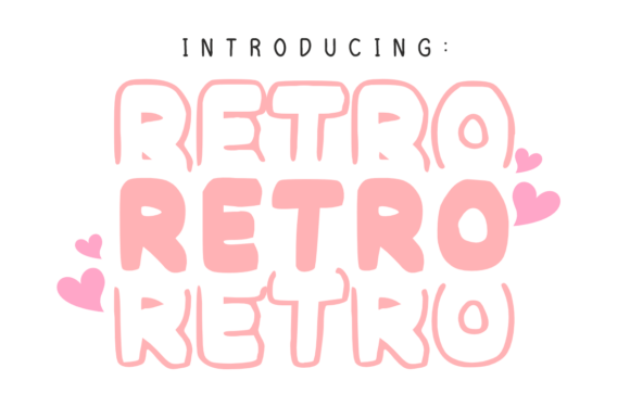 Retro Font: A Groovy, Stacked Typeface for Modern Creators