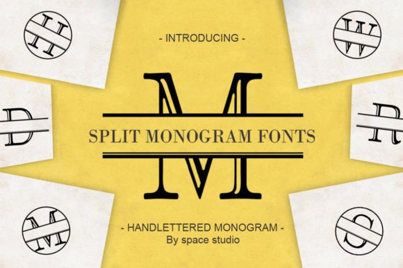 Split Letter Monogram: Crafting Timeless Elegance