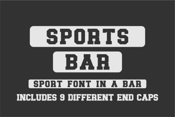 Sports Bar: The Display Font That Captures Athletic Energy