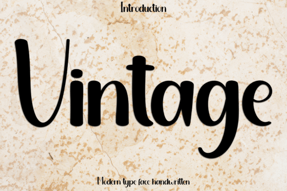 Vintage Font: Your Go-To Typeface for Modern Creative Projects