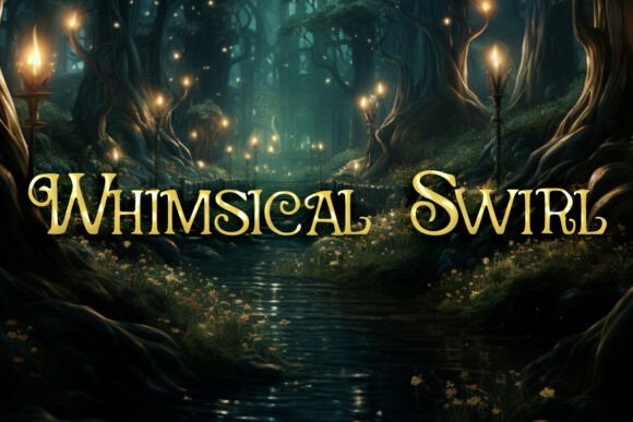 Whimsical Swirl: A Font That Tells a Story